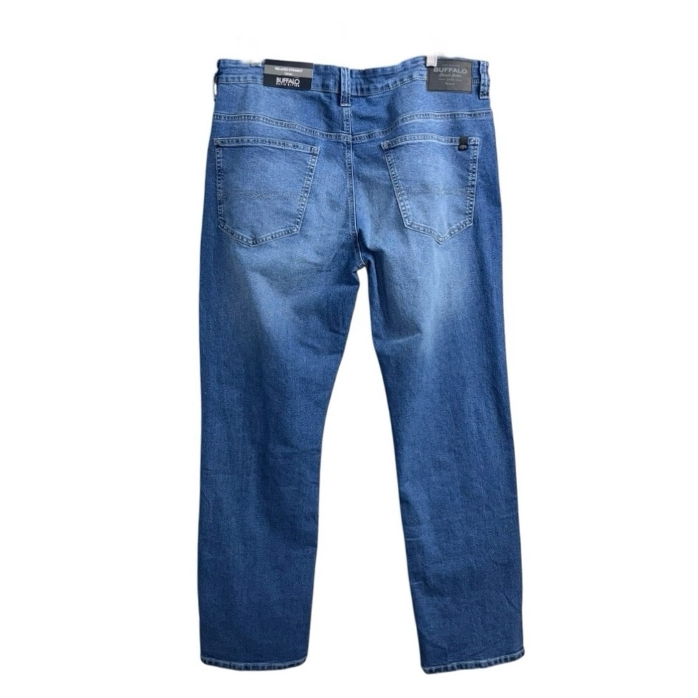 Buffalo David Britton (NWT) Relaxed Straight Men’s jeans Size 36/32 - Picture 8 of 11